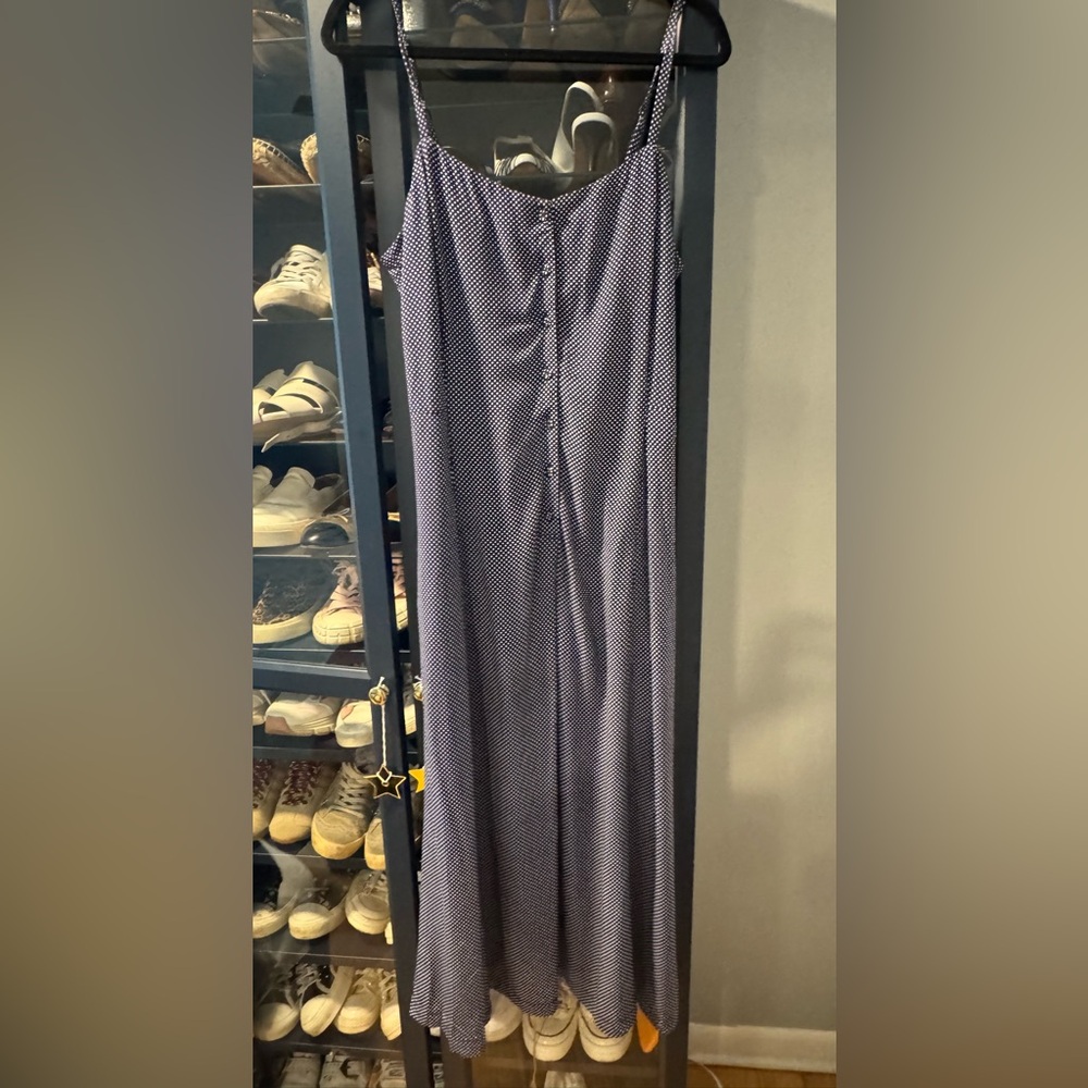 Elegant Blue Midi Dress